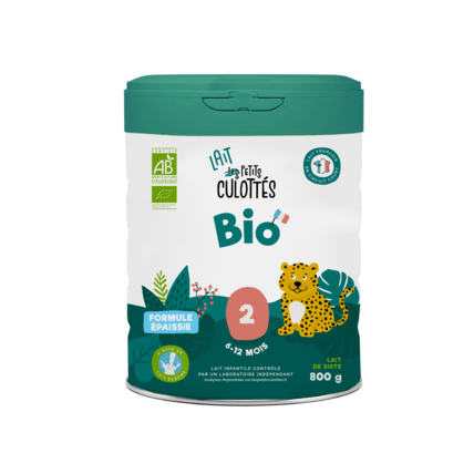 Avis Lait de suite formule épaissie 2ème âge bio de 6 à 12 mois Les Petits Culottés 1