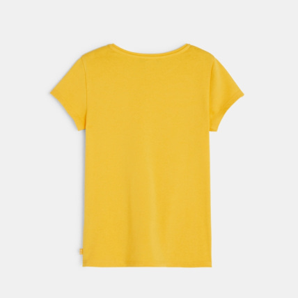 Avis T-shirt fantaisie jaune fille OKAIDI 3