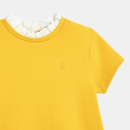 Avis Robe à col collerette jaune fille OKAIDI 3