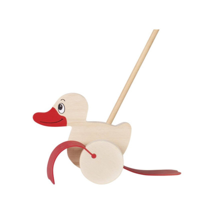 Avis Canard à pousser en bois GOKI 1
