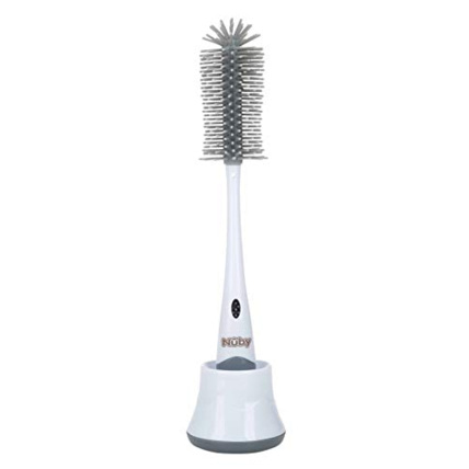 Avis Goupillon en silicone avec support NUBY 1