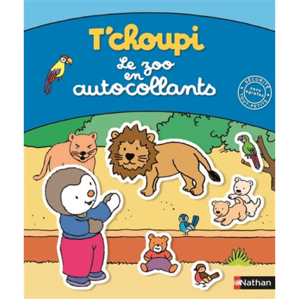 Avis Livre T'choupi le zoo en autocollants NATHAN 1