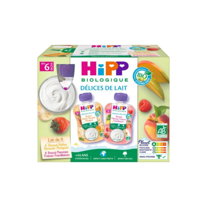 Avis Gourdes Multipack Brassés 2 variétés Bio HIPP 1