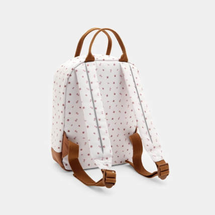 Avis Sac à dos en toile imprimée fleurs rose fille OKAIDI 2