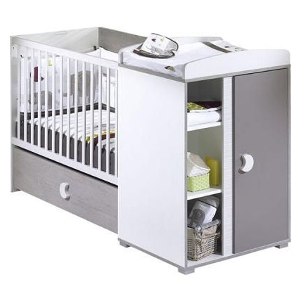 Avis Lit bébé transformable 60 x120 cm india Sauthon 1