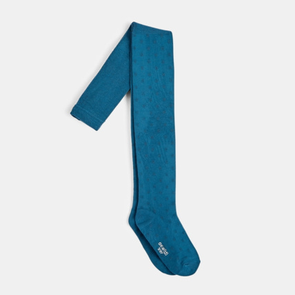 Avis Collants à motifs jacquard verts fille OKAIDI 1