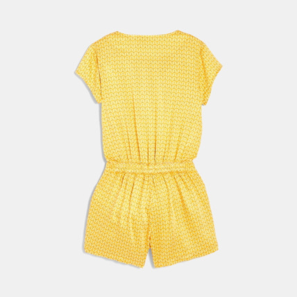 Avis Combi-short imprimé jaune fille OKAIDI 3