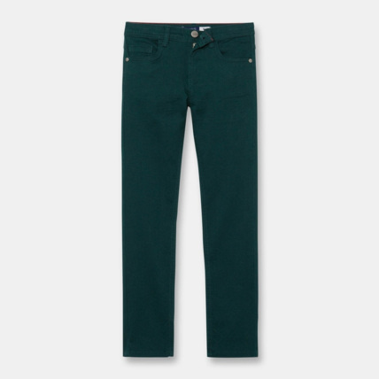 Avis Pantalon slim en toile vert garçon OKAIDI 1