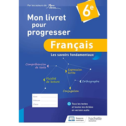 Avis Mon livret pour progresser français 6e - Ed. 2023 Hachette Éducation 1