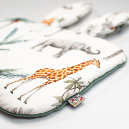 Avis Oreiller plat coussin lapin, réversible, Safari Sevira Kids 3