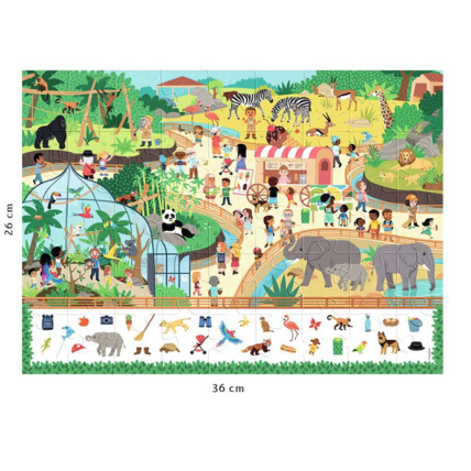 Avis Puzzle Au zoo (Cherche et trouve) - de 5 ans RAVENSBURGER 3