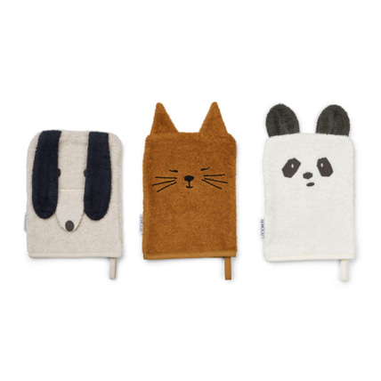 Avis Lot de 3 gants de bain Sylvester - Animal mix LIEWOOD 1