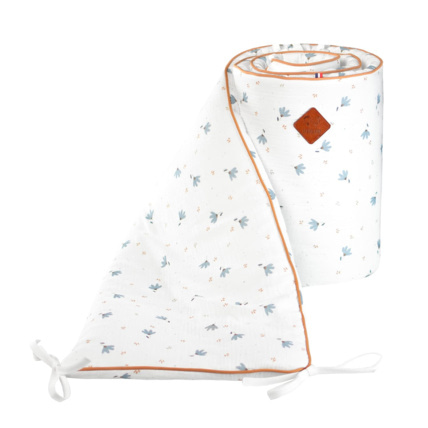 Avis Tour de lit universel en gaze de coton, Bleuet Sevira Kids 1