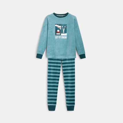 Avis Pyjama 2 pièces en velours bleu garçon OKAIDI 2
