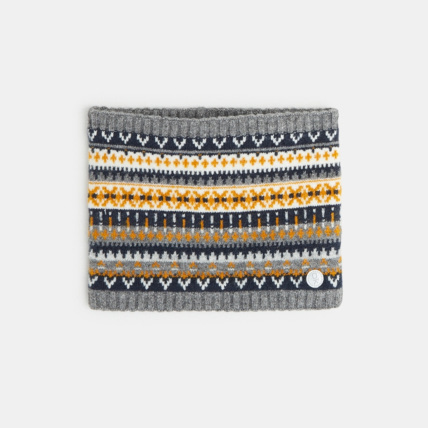 Avis Snood à motifs scandinaves en jacquard garçon OKAIDI 1
