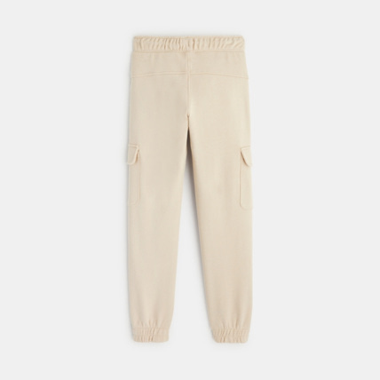 Avis Jogging uni à poches cargo beige garçon OKAIDI 4