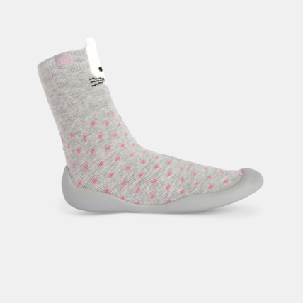 Avis Chausson chaussette souris grises fille OKAIDI 1