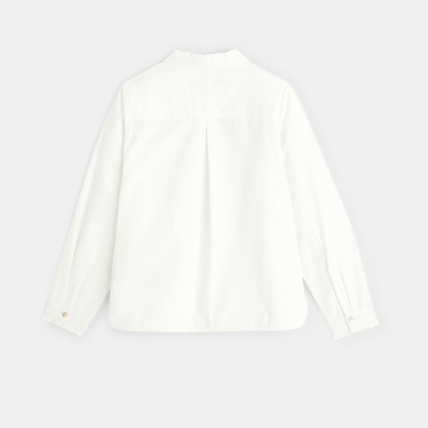 Avis Chemise frou-frou broderie cœur blanche fille OKAIDI 4