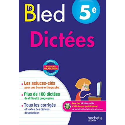 Avis Cahiers Bled Dictées 5E Hachette Éducation 1