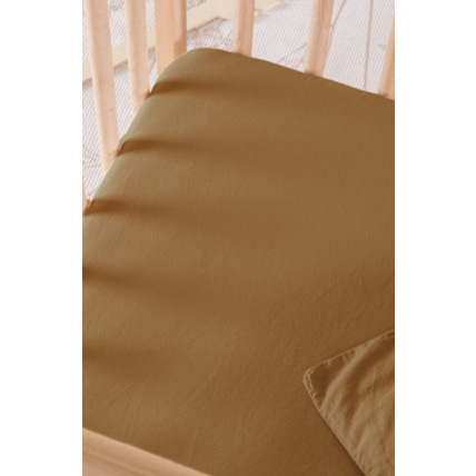 Avis Drap housse bébé Satin de Coton Bio lavé KADOLIS 1