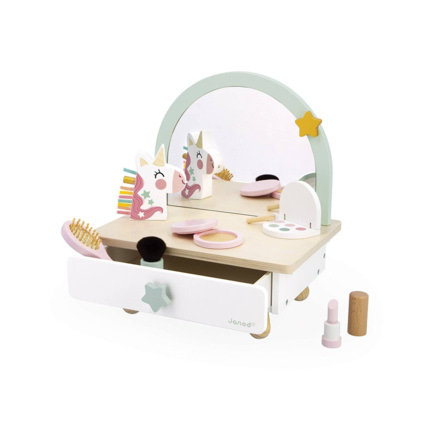 Avis Coiffeuse de table en bois Licorne JANOD 5