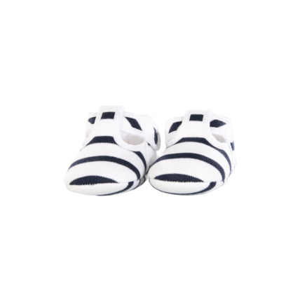 Avis Chaussures rayées bébé - coton - Blanc/Navire ARMOR-LUX 2