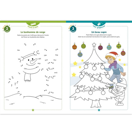 Avis Livre Je colorie et je m'amuse avec les Alphas - En attendant Noël ÉDITIONS RÉCRÉALIRE 2