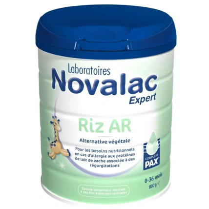 Avis Lait en poudre AR Riz 0-36 mois Novalac 1