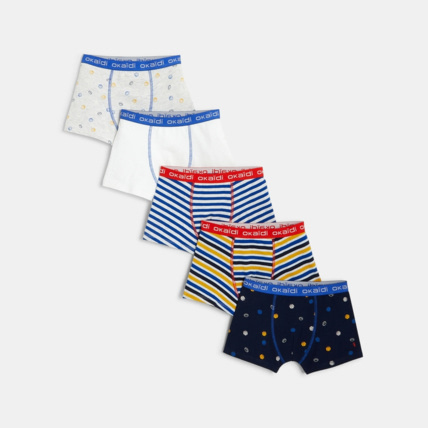 Avis Boxers en jersey de coton bio (lot de 5) garçon OKAIDI 1