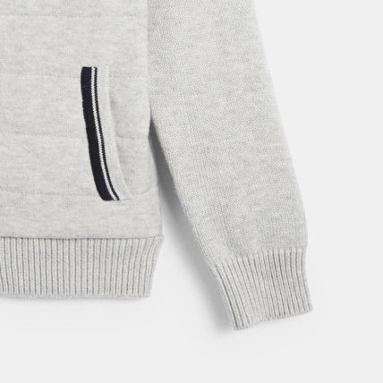 Avis Gilet matelassé à capuche gris garçon OKAIDI 3
