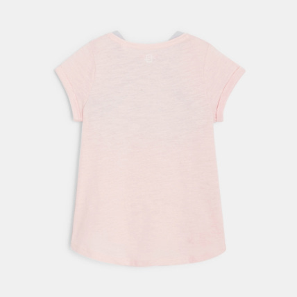 Avis T-shirt motif petits cœurs 2 en 1 rose fille OKAIDI 4