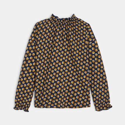 Avis T-shirt imprimé manches longues bleu fille OKAIDI 4