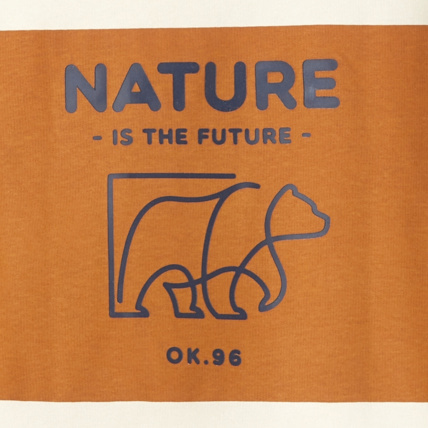 Avis Sweat-shirt à message "nature is the future" blanc garçon OKAIDI 3