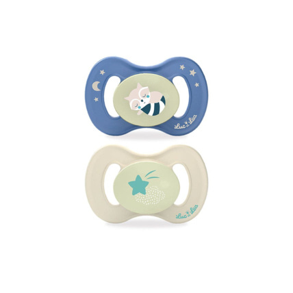 Avis Sucette Essentiel Symétrique Silicone Phosphorescente Luc et Léa 3
