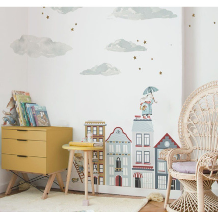 Avis Planche de stickers enfants - Nuages dans le ciel Dekornik 1