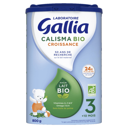 Avis Lait Calisma Bio Croissance 3 Laboratoire Gallia 1