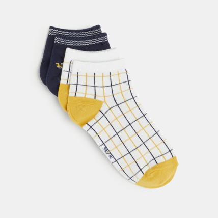 Avis Socquettes fantaisie (lot de 2 paires) jaune garçon OKAIDI 1