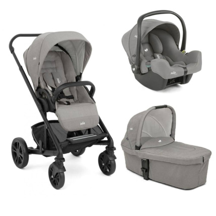 Avis Poussette trio chrome + siège auto i-snug 2 + nacelle chrome  Joie 1