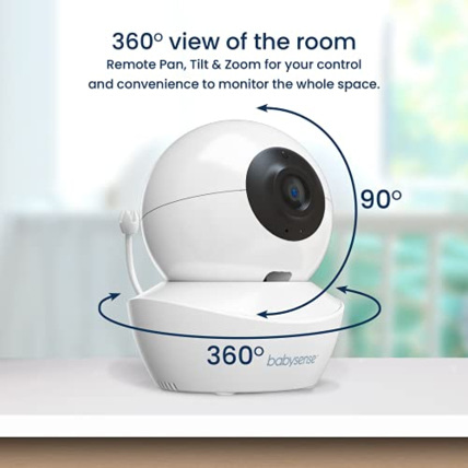 Avis Babyphone vidéo avec écran divisé 4,3“ et 2 caméras Babysense 7