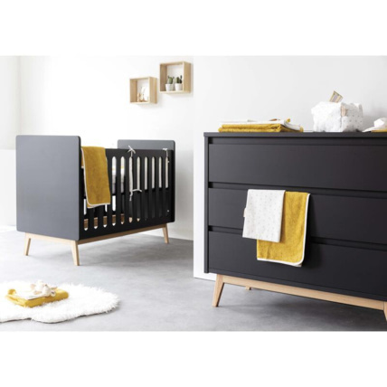 Avis Chambre Duo Pure Blanche Lit bébé + Commode PERICLES 3