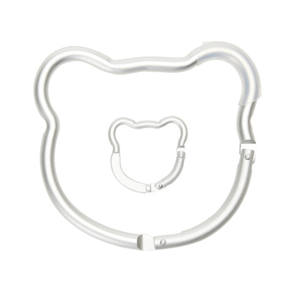Avis Lot de 2 mousquetons pour poussette Ours Prémaman 1