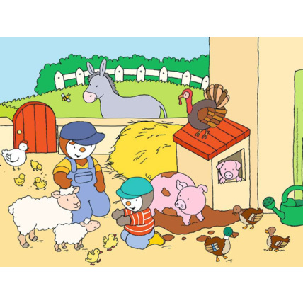 Avis Puzzle T'choupi à la ferme - de 4 ans RAVENSBURGER 2