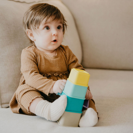 Avis Jouets à empiler en silicone - Stäck Bblüv 5
