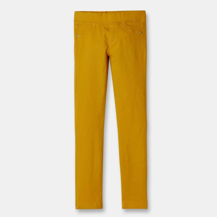 Avis Treggings hyper stretch jaune fille OKAIDI 1