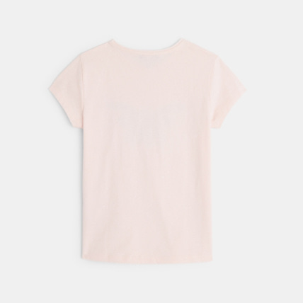 Avis T-shirt manches courtes à motif Papillon rose fille OKAIDI 3