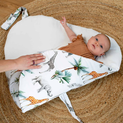 Avis Gigoteuse d'emmaillotage évolutive en gaze de coton Eden Sevira Kids 7