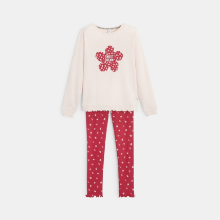 Avis Pyjama 2 pièces en jersey rose fille OKAIDI 2