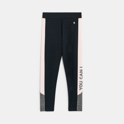 Avis Legging de sport à message gris fille OKAIDI 1