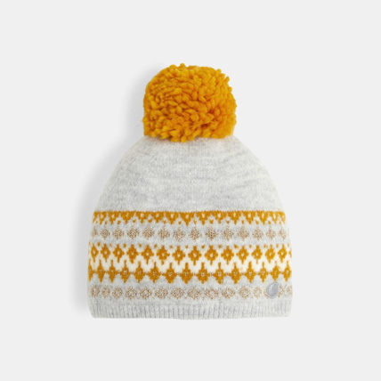 Avis Bonnet scandinave à pompon gris fille OKAIDI 2