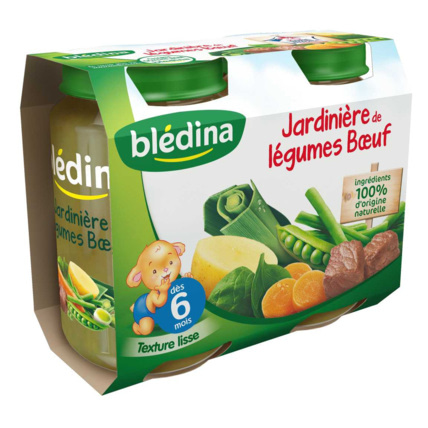 Avis Pot Jardinière de légumes Bœuf 2x200g Blédina 1